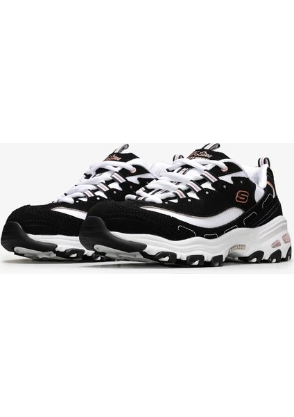 Skechers D'lites-Devoted Fan Kadın Siyah Sneakers - 13154 Bkrg