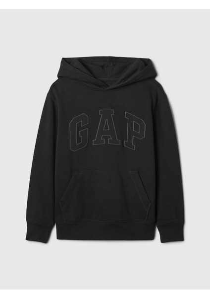 Erkek Çocuk Siyah Gap Logo Fleece Sweatshirt