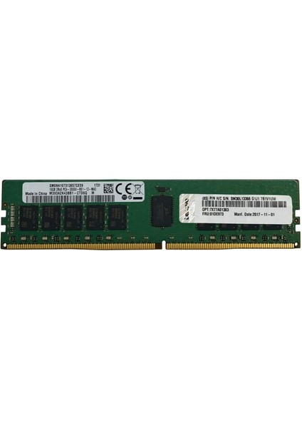 32 GB Ddr4 3200MHZ Lenovo Rdımm 2rx4 Thınksystem 4X77A08633