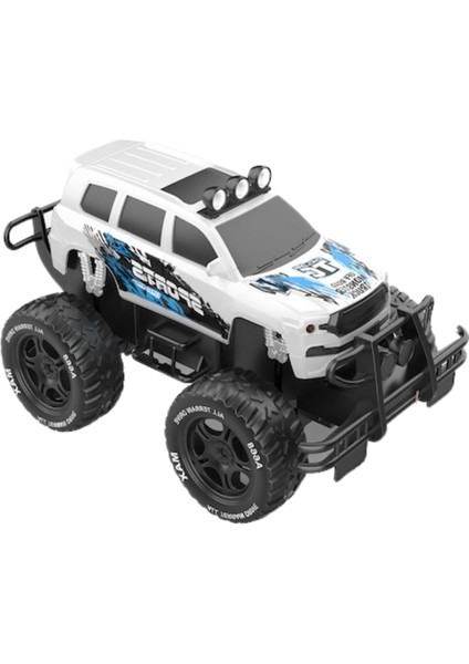 Uzaktan Kumandalı Şarjlı Offroad Rock Crawler Işıklı Araba 4x2 Motor 15 Km/h Hız Yapan Oyuncak Büyük Jeep