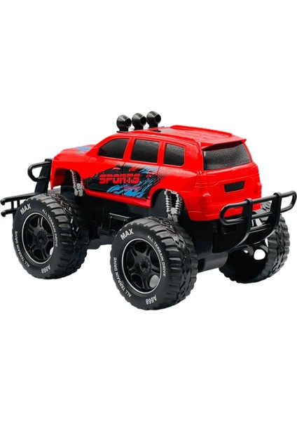 Uzaktan Kumandalı Şarjlı Offroad Rock Crawler Işıklı Araba 4x2 Motor 15 Km/h Hız Yapan Oyuncak Büyük Jeep