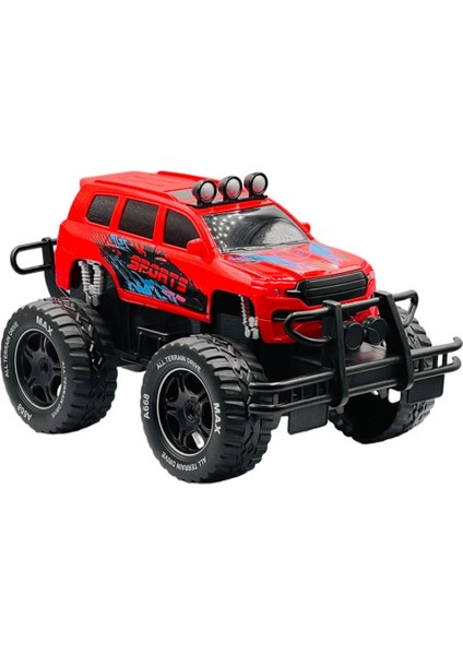 Uzaktan Kumandalı Şarjlı Offroad Rock Crawler Işıklı Araba 4x2 Motor 15 Km/h Hız Yapan Oyuncak Büyük Jeep