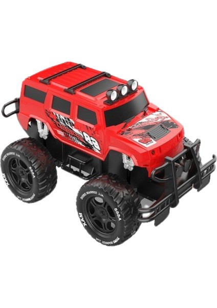 Uzaktan Kumandalı Şarjlı Offroad Rock Crawler Işıklı Araba 4x2 Motor 15 Km/h Hız Yapan Oyuncak Büyük Jeep