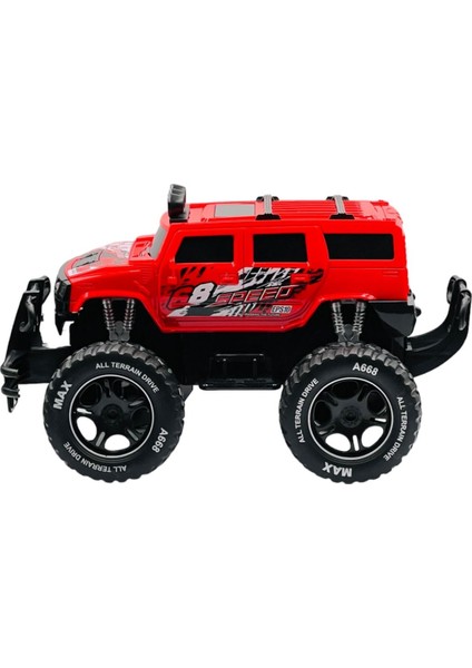 Uzaktan Kumandalı Şarjlı Offroad Rock Crawler Işıklı Araba 4x2 Motor 15 Km/h Hız Yapan Oyuncak Büyük Jeep