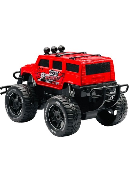 Uzaktan Kumandalı Şarjlı Offroad Rock Crawler Işıklı Araba 4x2 Motor 15 Km/h Hız Yapan Oyuncak Büyük Jeep