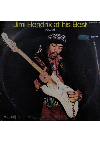 Jimi Hendrix - Jimi Hendrix At His Best Volume 1 - Yabancı 33'lük Plaklar
