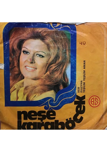 Neşe Karaböcek - Züleyha - Orijinal Dönem Baskı 45'lik Plak