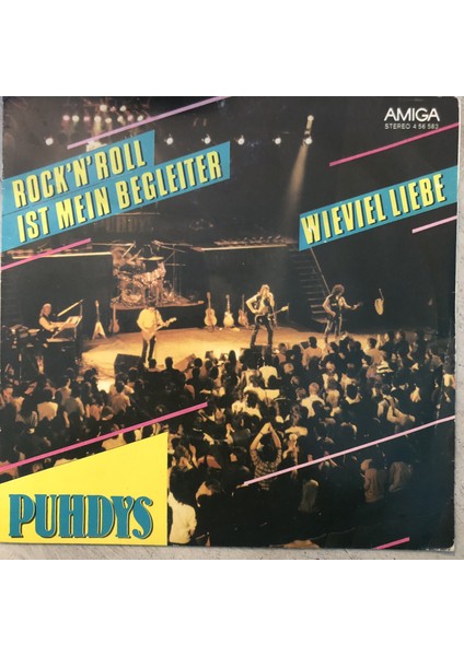 Puhdys - Rock 'n' Roll Ist Mein Begleiter - Orijinal Dönem Baskı 45'lik Plak
