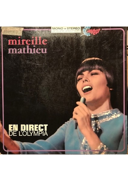 Mireille Matheieu - En Direct De L'olympia - Yabancı 33'lük Plaklar