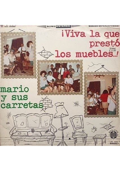 Mario Y Sus Carretas - Viva La Que Prestó Los Muebles! - Yabancı 33'lük Plaklar