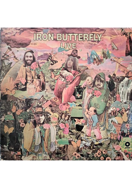 Iron Butterfly - Live - Yabancı 33'lük Plaklar
