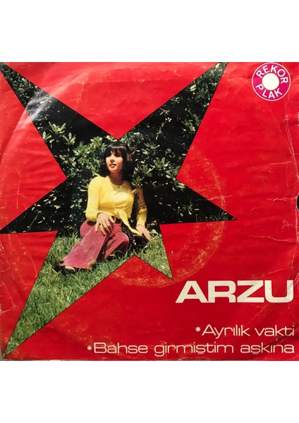 Arzu - Ayrılık Vakti - Orijinal Dönem Baskı 45'lik Plak