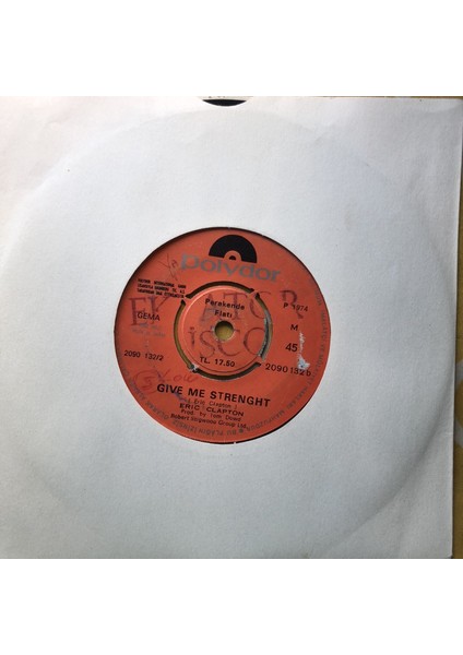 Eric Clapton - I Shot The Sheriff - Orijinal Dönem Baskı 45'lik Plak