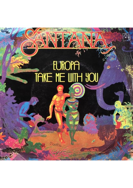 Santana - Europa - Orijinal Dönem Baskı 45'lik Plak