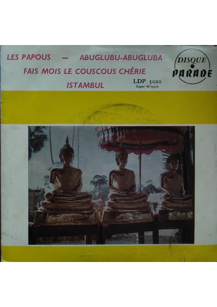 Bob Azzam - Istambul - 4 Parçalık Ep - Orijinal Dönem Baskı 45'lik Plak