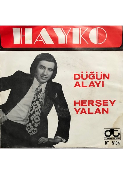 Hayko - Düğün Alayı - Orijinal Dönem Baskı 45'lik Plak