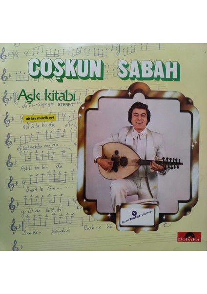 Coşkun Sabah - Aşk Kitabı - Yerli 33'lük Plaklar