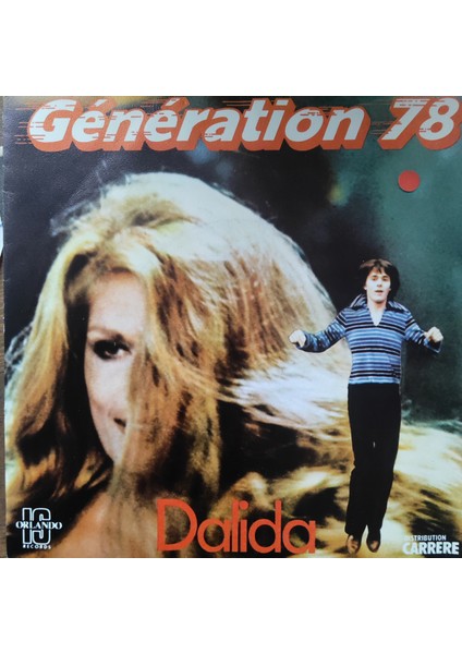 Dalida - Génération 78 - 17PARÇA Potpori - Orijinal Dönem Baskı 45'lik Plak
