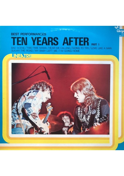 Ten Years After - Best Performances Part 1 - Yabancı 33'lük Plaklar