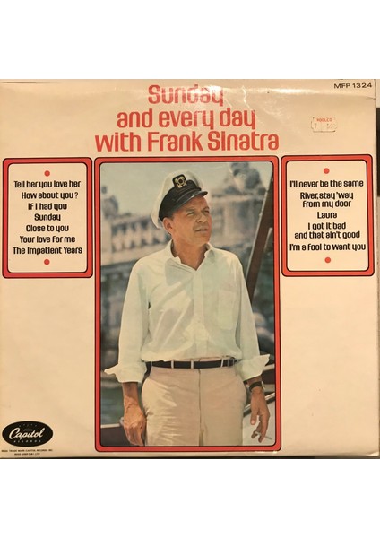 Frank Sinatra - Sunday And Every Day With Frank Sinatra - Yabancı 33'lük Plaklar