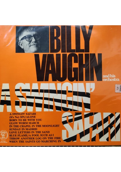 Billy Vaughn And His Orchestra - A Swingin' Safari - Yabancı 33'lük Plaklar