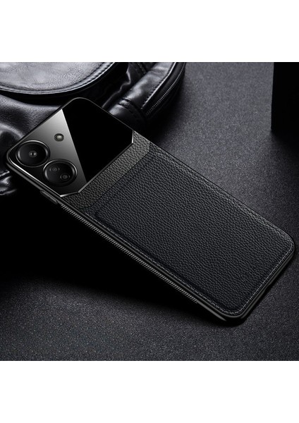 Xiaomi - Redmi 13C Zebana Lens Deri Kılıf