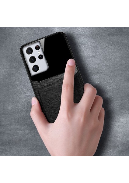 Samsung - Galaxy S23 Ultra Zebana Lens Deri Kılıf fiyatları