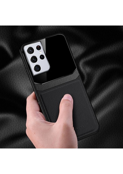Samsung - Galaxy S23 Ultra Zebana Lens Deri Kılıf fırsatları