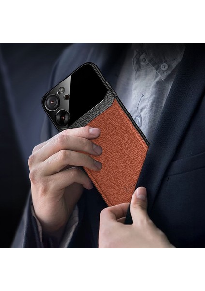 Xiaomi - Mi 13T Zebana Lens Deri Kılıf