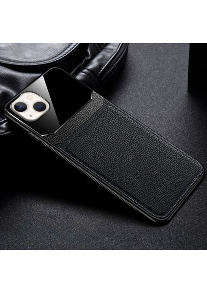 Apple - iPhone 15 Zebana Lens Deri Kılıf