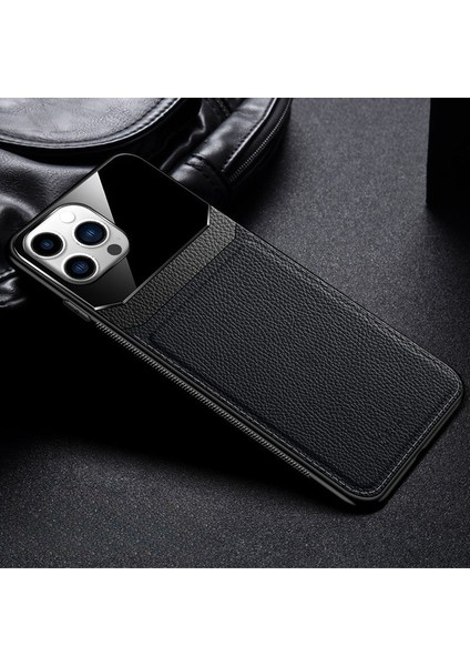 Apple - iPhone 16 Pro Zebana Lens Deri Kılıf