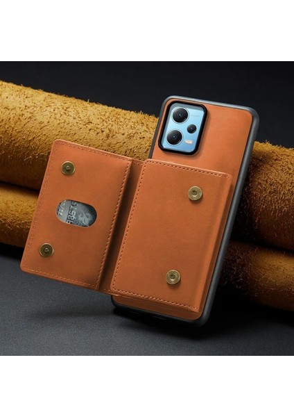 Xiaomi - Redmi Note 12 Pro 5g Zebana 2in1 Elite Class Cüzdanlı Deri Kılıf