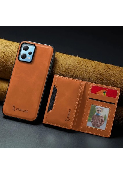Xiaomi - Redmi Note 12 Pro 5g Zebana 2in1 Elite Class Cüzdanlı Deri Kılıf