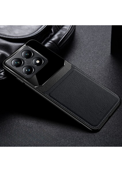 Xiaomi - Mi 14T Zebana Lens Deri Kılıf