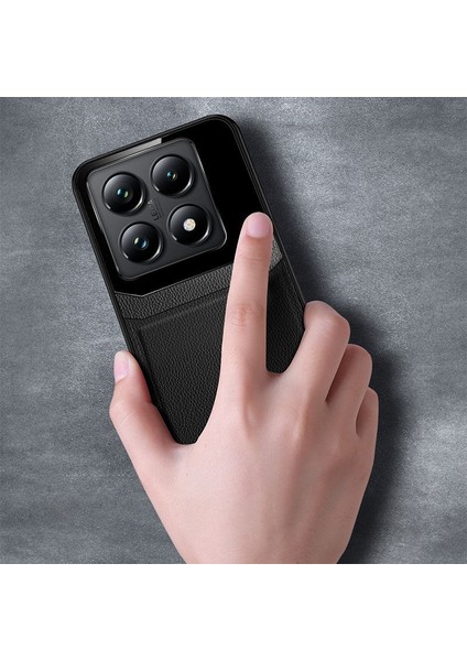 Xiaomi - Mi 14T Zebana Lens Deri Kılıf modelleri