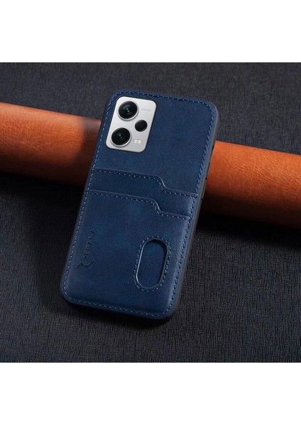 Xiaomi Redmi Note 12 Pro 5g Zebana Kartlıklı Pu Deri Kılıf
