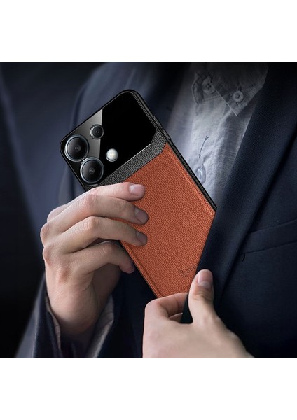 Xiaomi - Redmi Note 13 Pro 5g Zebana Lens Deri Kılıf