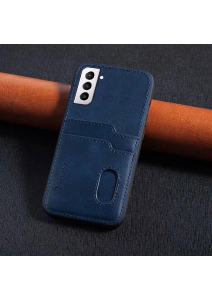 Samsung Galaxy S25 Zebana Kartlıklı Pu Deri Kılıf