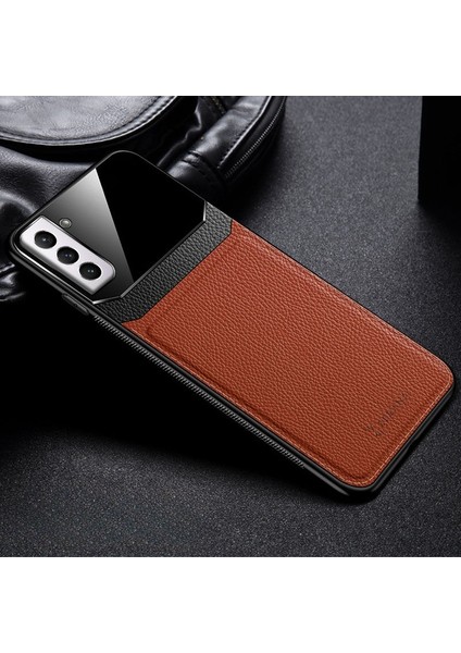 Samsung - Galaxy S23 Fe Zebana Lens Deri Kılıf