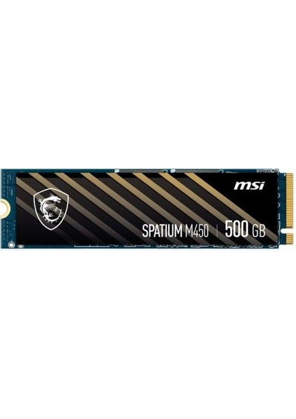 500GB MSI SPATIUM M450 NVME M.2 SSD 3600/2300MB/s