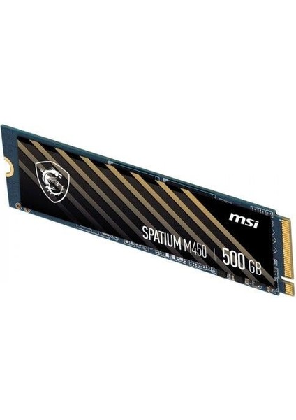 500GB MSI SPATIUM M450 NVME M.2 SSD 3600/2300MB/s
