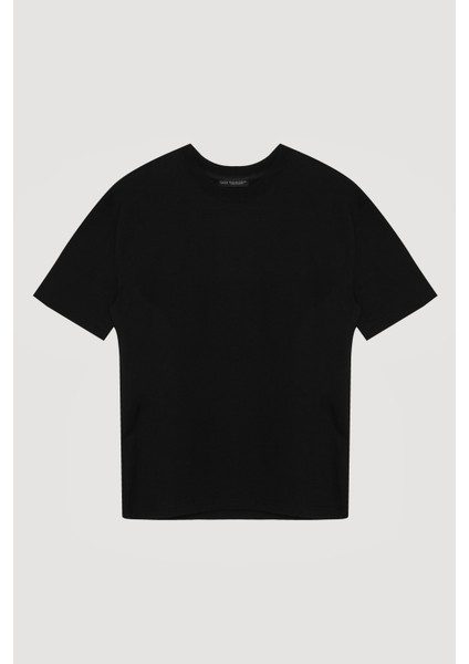 Oversize Basic Tişört Siyah