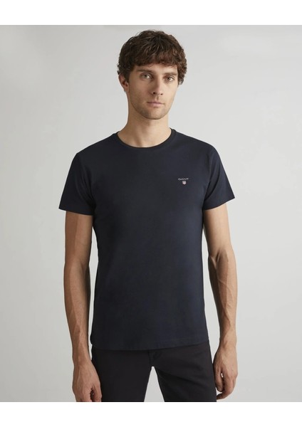 Erkek Basic Bisiklet Yaka T-Shirt