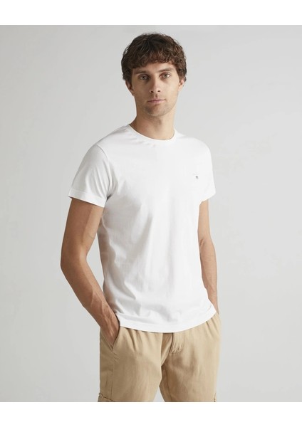 Erkek Basic Bisiklet Yaka T-Shirt
