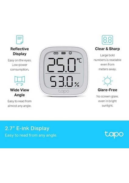 Tp-Lınk Tapo T315 Akıllı Sıcaklık ve Nem Sensörü