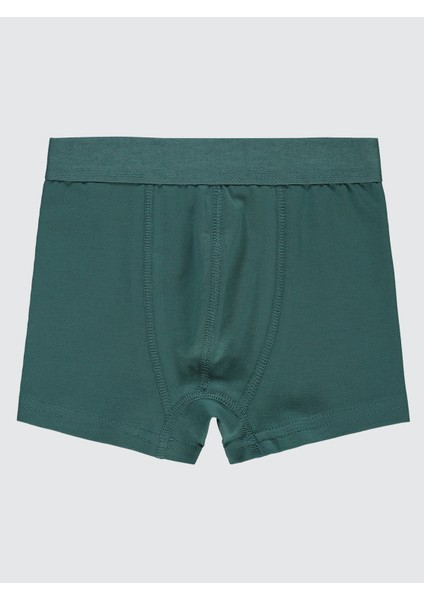 Erkek Çocuk 3'lü Boxer Set 2-10 Yaş Ekru