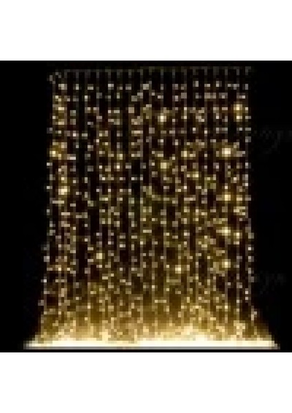 Pilelistore Perde LED Sarı Işık