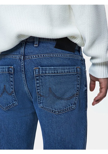 Erkek Paul X Düz Paça Orta Bel Jean Pantolon indirimleri
