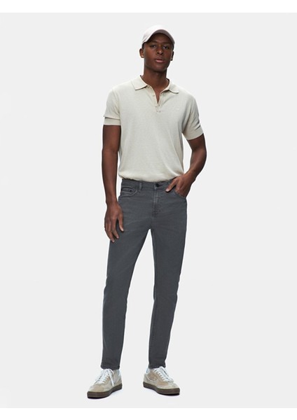 SMARTY Y DUSTY OLIVE WASH SKINNY FİT ERKEK JEAN PANTOLON