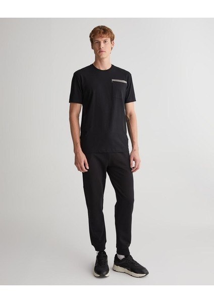 Bisiklet Yaka Pocket Neck T-Shirt